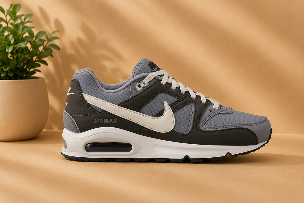 NWT Nike Men's Air Max Command Shoes Cool Grey/Light Bone/Sequoia Size 9